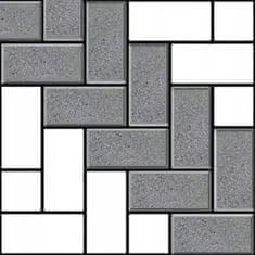 Korbi Velik plastični kalup za izdelavo betonskih tlakovcev – dimenzije 50 × 40 cm