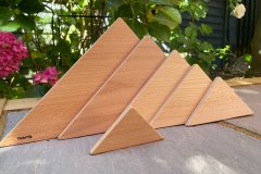 TickIt TickiT Naravni plošča trikotnik / Naravni arhitekt plošče - Trikotni