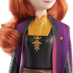Disney Frozen lutka Anna v črni in oranžni obleki HLW46
