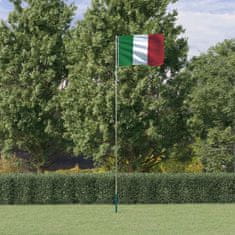 Greatstore Zastava Italije in drog 5,55 m aluminij