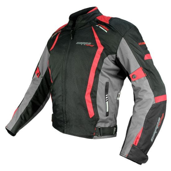 Cappa Racing Moto jakna AREZZO tekstil črno/rdeča