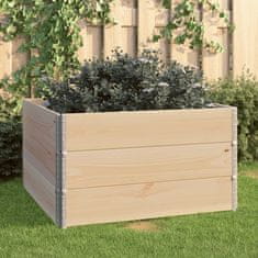 Vidaxl Visoke grede 3 kosi 100x100 cm trdna borovina