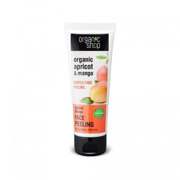 Organic Shop Nežni piling za obraz Peach and Mango (Gentle Face Peeling) 75 ml