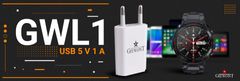 Giewont 5V 1A USB polnilec za pametne ure GWL1