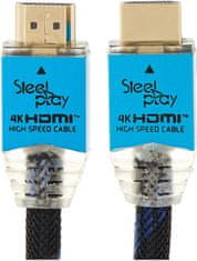 Steelplay HDMI kabel 2.0 4K High Speed Ultra HD LED, PS4 | PS3, 2m