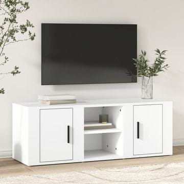 Vidaxl vidaXL TV omarica bela 100x31,5x35 cm material na osnovi lesa