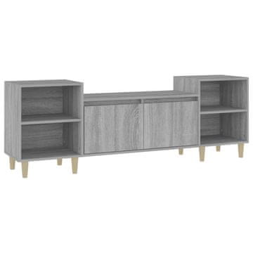 Vidaxl TV omarica siva sonoma 160x35x55 cm inženirski les