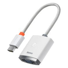 BASEUS Lite adapter HDMI - VGA / 3.5mm jack / micro USB, belo