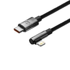 BASEUS MVP Elbow kabel USB-C / Lightning 20W 1m, črna
