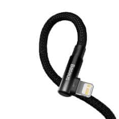 BASEUS MVP Elbow kabel USB-C / Lightning 20W 1m, črna