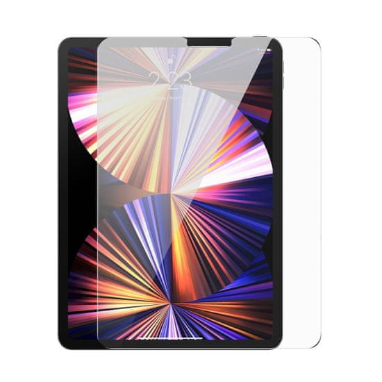 BASEUS Full-glass 2x zaščitno steklo za iPad Pro 11'' 2021 (5 gen.) / 2020 (4 gen.) / 2018 (3 gen.) / iPad Air 4/Air 5 10.9''