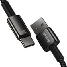 BASEUS Tungsten kabel USB / USB-C 100W 2m, črna