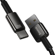 BASEUS Tungsten kabel USB / USB-C 100W 1m, črna