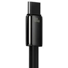 BASEUS Tungsten kabel USB / USB-C 100W 2m, črna