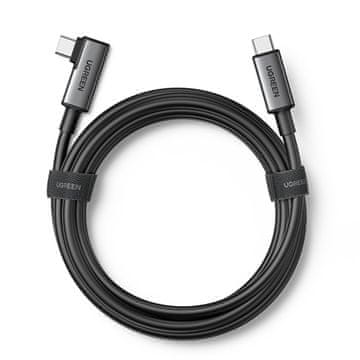 Ugreen US551 Elbow kabel USB-C / USB-C 60W 5m, črna
