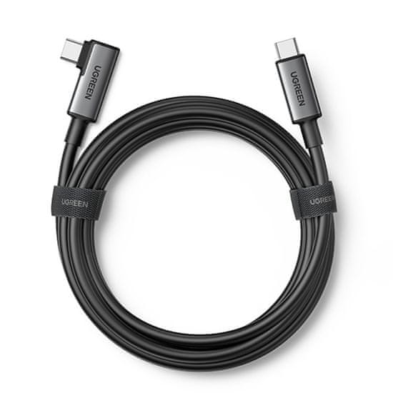 Ugreen US551 Elbow kabel USB-C / USB-C 60W 5m, črna