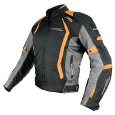 Cappa Racing Moto jakna AREZZO tekstil črno/oranžna XL