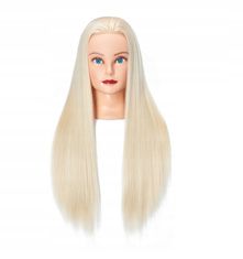 Korbi Treningovna frizerska glava s stojalom, 70cm Blond