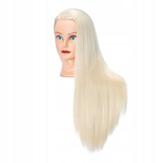 Korbi Treningovna frizerska glava s stojalom, 70cm Blond