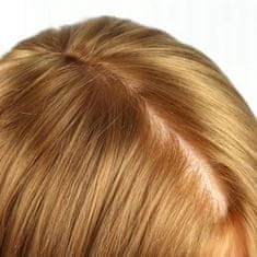 Korbi Treningovna frizerska glava s stojalom, Blond 70cm