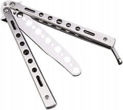 Korbi Zložljiv srebrni nož za trening 22,2 cm