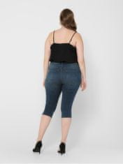 Only Carmakoma Ženske kratke hlače CARAUGUSTA Skinny Fit 15205944 Medium Blue Denim (Velikost 3XL)