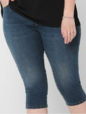Only Carmakoma Ženske kratke hlače CARAUGUSTA Skinny Fit 15205944 Medium Blue Denim (Velikost 7XL)