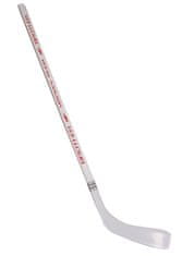Bohemia Plastična hokejska palica s furnirjem147cm - leva - bela