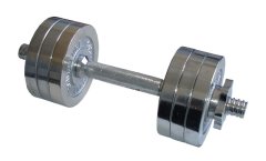 ACRAsport Uteži za vadbo, krom 11 kg