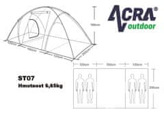 ACRAsport Družinski šotor za 4 osebe ST07