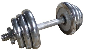ACRAsport Uteži za vadbo, krom 12 kg