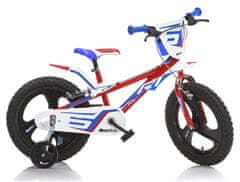 Dino bikes 816 - Otroško kolo R1 16", belo-modro, rdeče