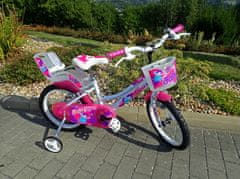 Dino bikes Otroško kolo 166 RSN FAIRY, belo-rožnato, 16"