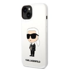 Karl Lagerfeld iphone 14 plus 6,7" hardcase bel/white silicone ikonik