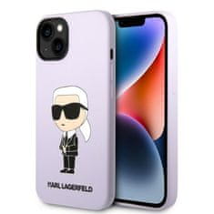 Karl Lagerfeld iphone 14 plus 6,7" trdi ovitek vijoličast/prsni silikon ikonik