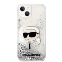 Karl Lagerfeld iphone 14 6,1" srebrn/srebrn trdi ovitek glitter karl head