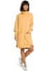 Ženska mini obleka Mandurah B089 rumena XL