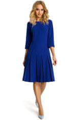 Made of Emotion Ženska večerna obleka Carino M336 tmavo modrá M