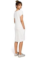BeWear Ženska midi obleka Almut B050 svetlo siva XL
