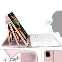 Tech-protect SC Pen etui z tipkovnico za iPad Pro 11'' 2020 / 2021 / 2022, roza