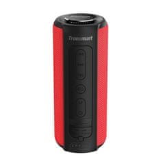 Tronsmart t6 plus prenosni brezžični zvočnik bluetooth 5.0 40 W s funkcijo powerbank rdeča (349454)