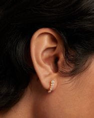 PDPAOLA Elegantni pozlačeni uhani s cirkoni RISE Gold AR01-804-U