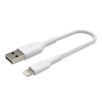 Belkin BOOST CHARGE kabel Lightning/USB-A, 15 cm, bel - odporen