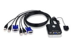 Aten KVM stikalo CS-22U USB 2PC mini