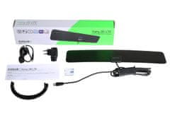 Evolveo Xany 2B, 230/5V, aktivna sobna antena FM/DAB+/DVB-T2, LTE,4G,5G filter