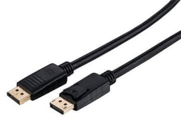 C-Tech DisplayPort 1.2 kabel, 4K@60Hz, M/M, 2 m