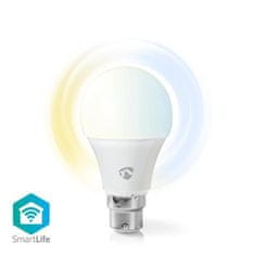 Nedis WIFILW10WTB22- Wi-Fi pametna LED žarnica | B22 | A60| 9 W | 800 lm | hladno bela / toplo bela, F