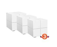 Tenda Nova MW6 (3-pack) WiFi AC1200 Mesh Gigabit sistem, MU-MIMO, 6x GLAN/GWAN, aplikacija SMART CZ