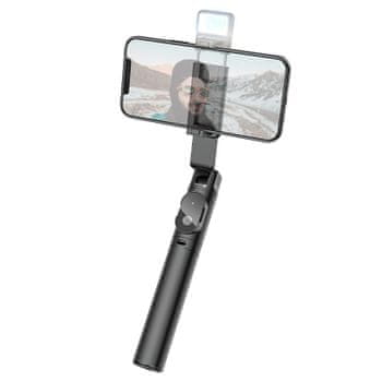  Borofone BY8 Selfie Stick s tripodom, lučko in BT daljincem