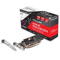 Sapphire PULSE AMD Radeon RX 6400 grafična kartica, 4 GB GDDR6 (11315-01-20G)